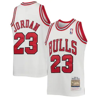 youth mitchell and ness michael jordan white chicago bulls-495